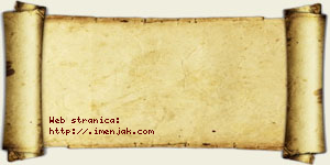 Vuka Zakić vizit kartica